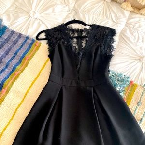 BCBGeneration Lace Inset Dress